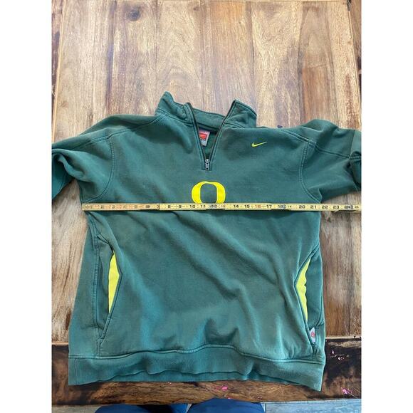 Nike University Of Oregon Ducks Half Zip Pullover On-Field Jacket Size Medium - Picture 6 of 6